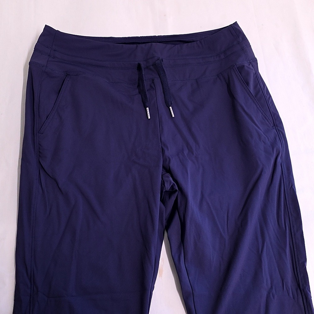 Halara Jogger Pants Women XL Navy Blue Drawstring Activewear Tapered